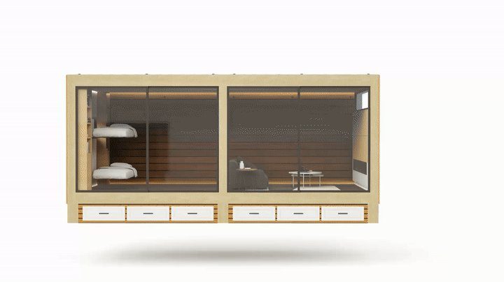 A finished one-bloxx home